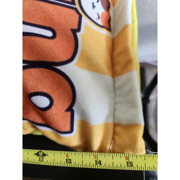 Pudding Cat Kawaii Pillow W/ Zipper and Clear Pouch - Picture 6 of 8